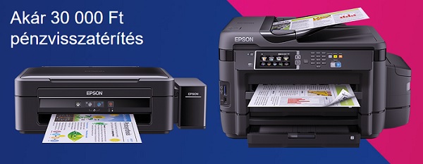 Epson pénzvisszatérítési akció!