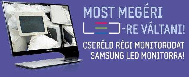 Most érdemes LED monitorra váltani! Hozza be régi monitorát és 3000 Ft kedvezményt adunk az új Samsung LED monitor árából. Klick Computer Hungary Kft. Számítástechnikai WebÁruház