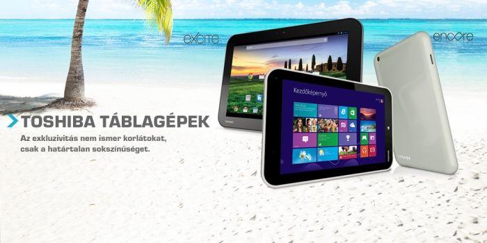 Toshiba tábla-számítógép nyári vakációhoz Toshiba tábla-számítógép nyári vakációhoz