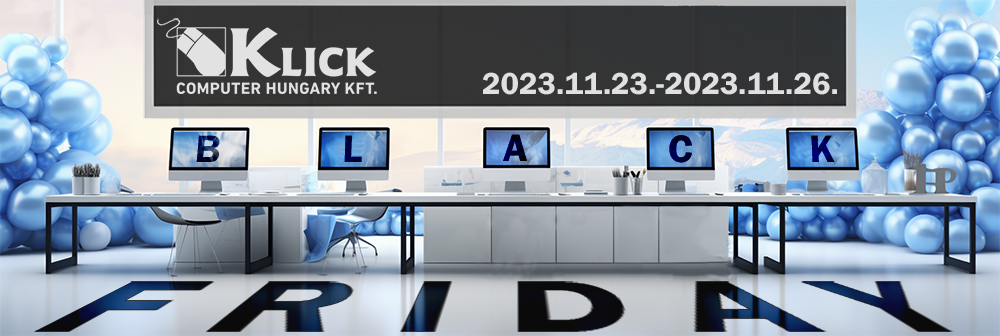 Black Friday 2023 akciók a Klick Computernél egész hétvégén! 2023