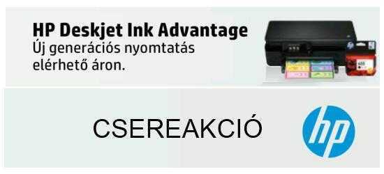 HP DeskJet Ink Advantage Csereakció