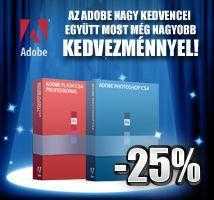 Adobe Kedvencek együtt, most nagy kedvezménnyel