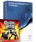 Adobe Photoshop CS3 Extended + Ajándék Guitar Hero 3 World Tour PC játékszoftver