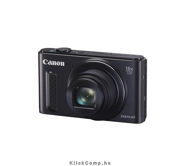 Fényképezőgép Canon PowerShot SX610 Fekete digitális fotó, illusztráció : 0111C002AA
