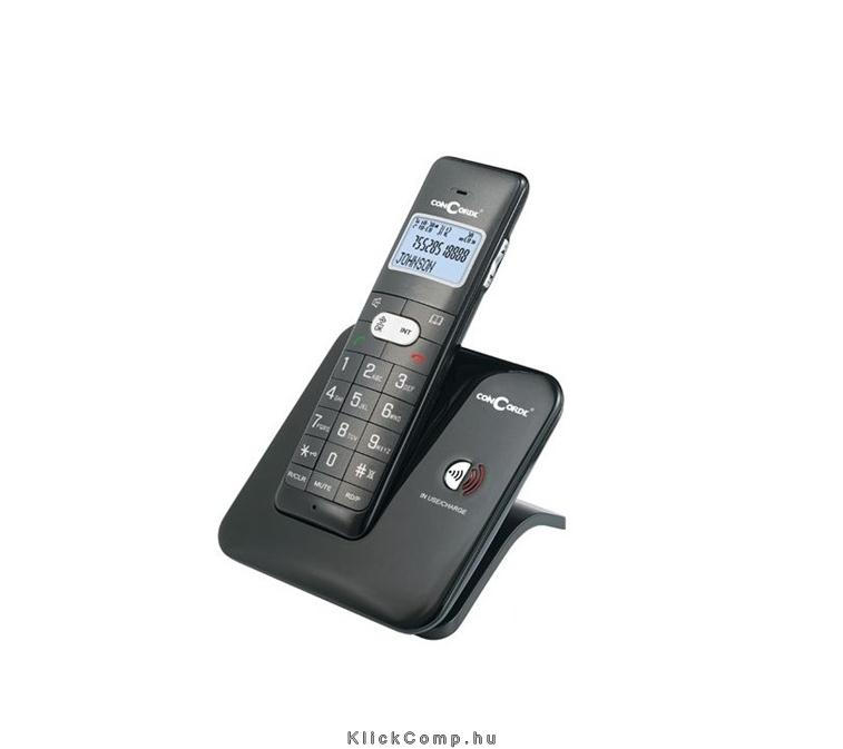 1620 DECT fekete vezeték nélküli telefon fotó, illusztráció : 01-01-1620