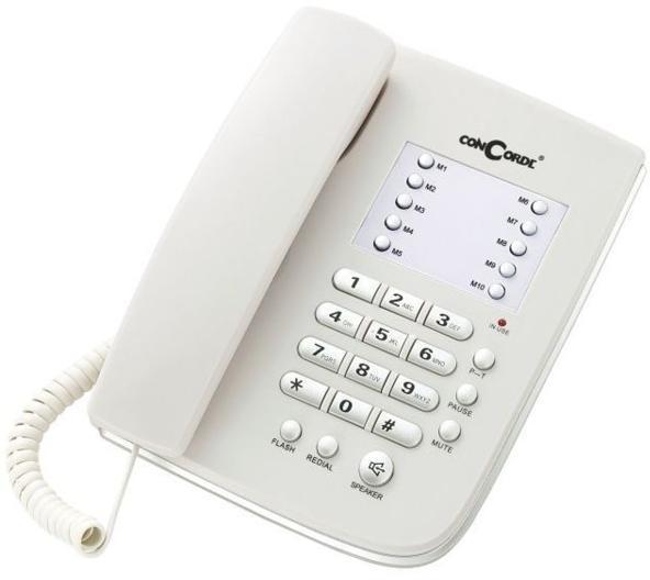Concorde 3020 bézs vezetékes telefon fotó, illusztráció : 01-01-3020
