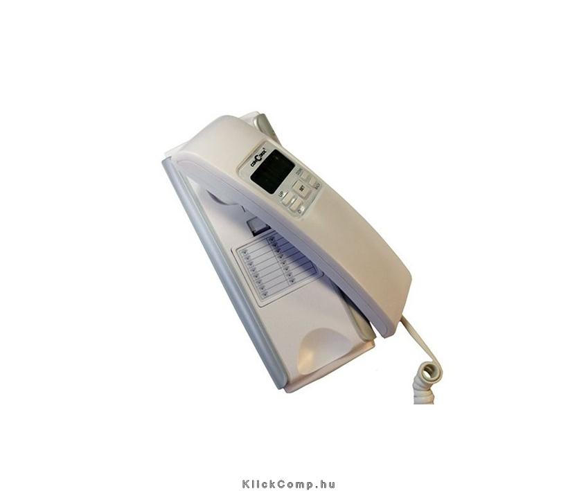 550CID fehér vezetékes telefon fotó, illusztráció : 01-01-5505