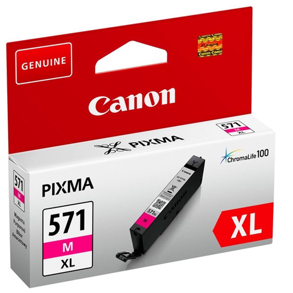 Canon CLI-571 Magenta XL tintapatron fotó, illusztráció : 0333C001