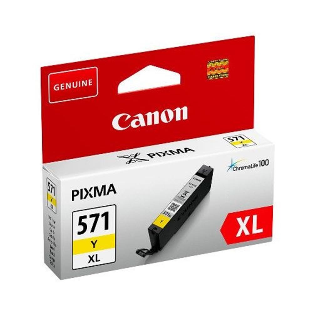 Canon CLI-571 sárga XL tintapatron fotó, illusztráció : 0334C001