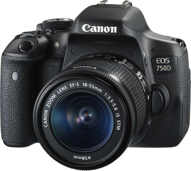 Canon EOS 750D 18-55 IS STM kit digitális tükörreflexes fényképezőgép fotó, illusztráció : 0592C025AA