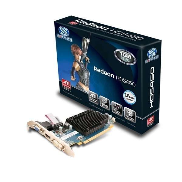 PCI-E AMD HD5450 1024MB DDR3, 64bit, 650/1334Mhz, DX11, Dsub, DVI, HDMI, Low Pr fotó, illusztráció : 111663120G