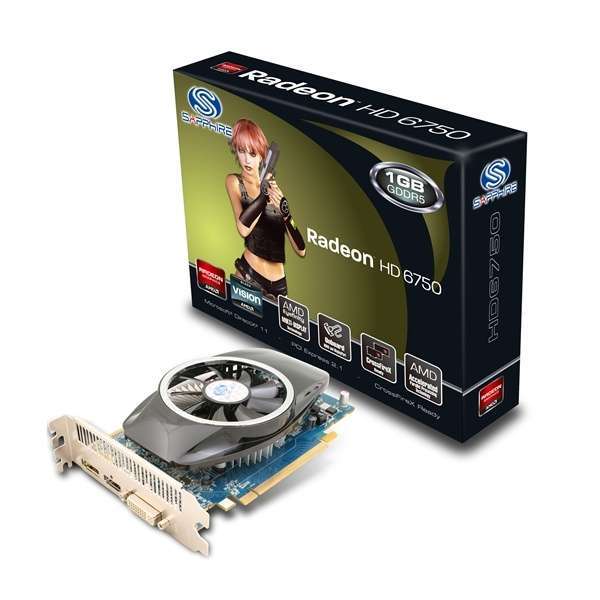 HD/6750/1G/GDDR5/PCI-E/HDMI/DVI/DP/Lite/ AMD GDDR5 1GB 128bit PCIe videokártya fotó, illusztráció : 11186-01-20G