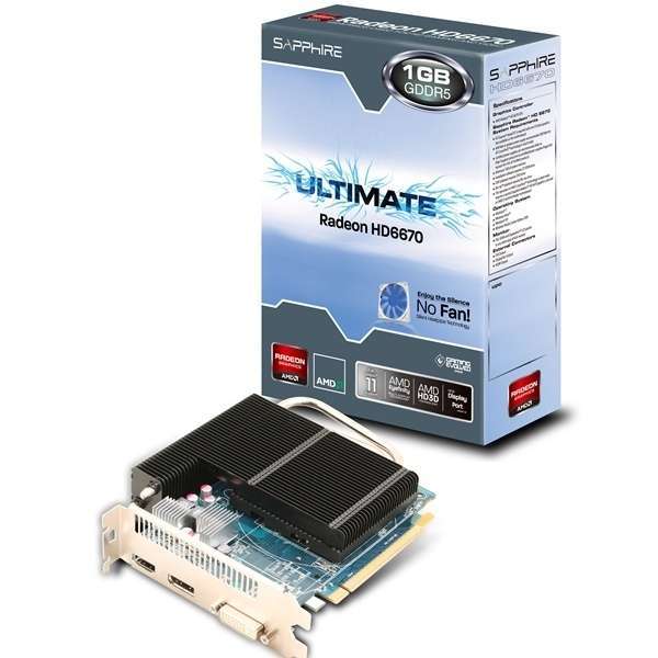 ULTIMATE HD6670 1G GDDR5 PCI-E HDMI / DVI-D / VGA AMD GDDR5 1GB 128bit PCIe vid fotó, illusztráció : 11192-06-20G