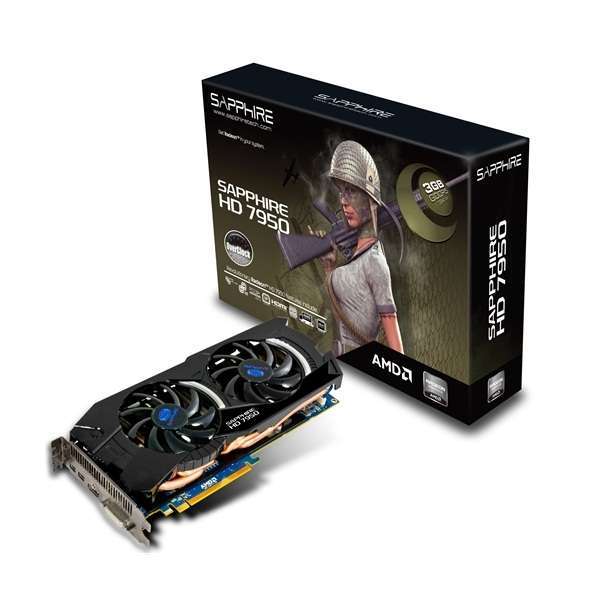 HD7950 3G GDDR5 PCI-E HDMI / DVI-I / DUAL MINI DP OC VERSION FULL AMD GDDR5 3G fotó, illusztráció : 11196-02-40G