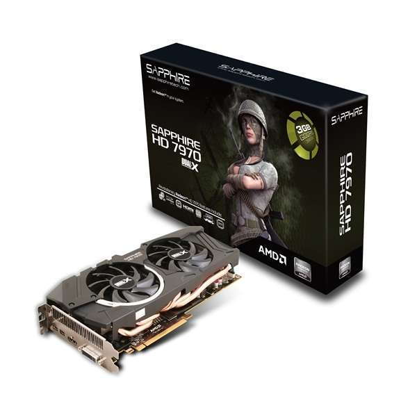HD7970 3G GDDR5 PCI-E HDMI / DVI-I / DUAL MINI DP OC VERSION FULL AMD GDDR5 3G fotó, illusztráció : 11197-01-40G