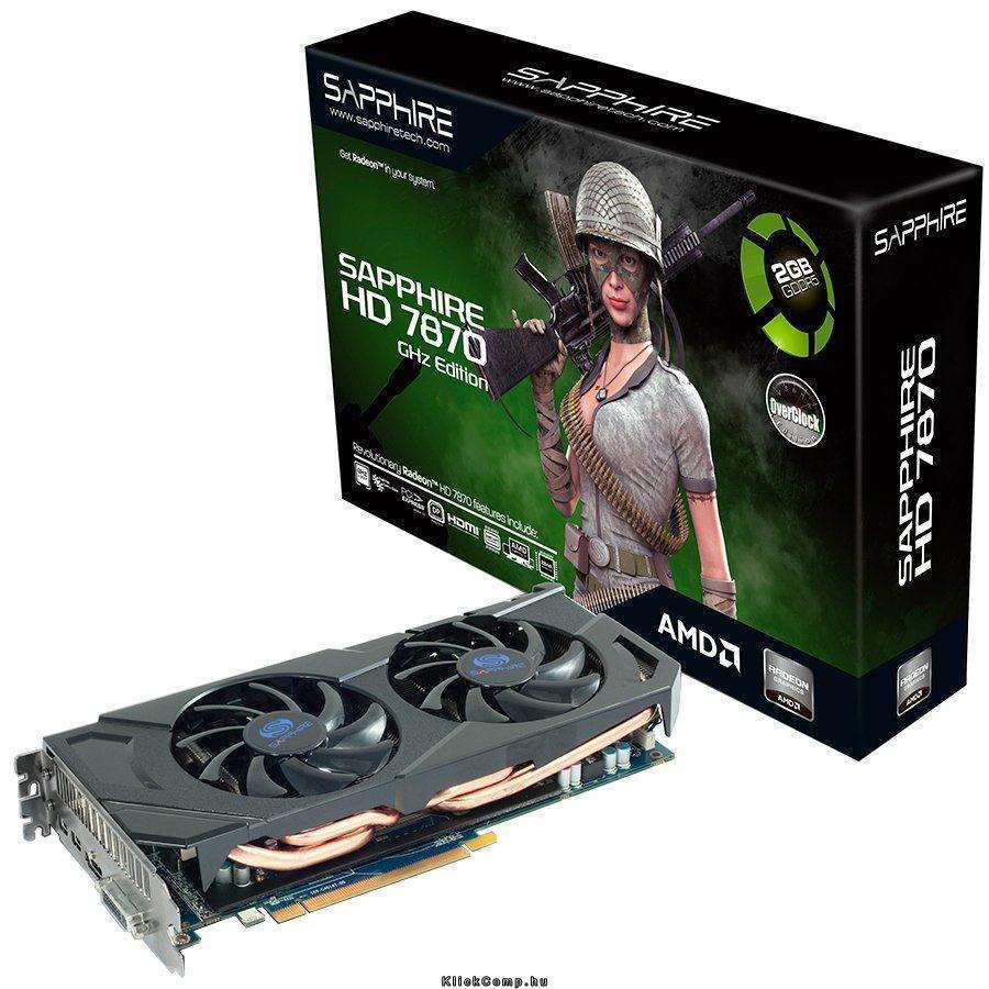 HD7870 GHZ EDITION 2G GDDR5 PCI-E DL-DVI-I+SL-DVI-D / HDMI / DP OC LITE AMD GDD fotó, illusztráció : 11199-19-20G