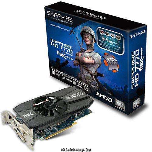 HD7770 GHZ EDITION 1G GDDR5 PCI-E HDMI / DVI-I / DP LITE AMD GDDR5 1G 128bit PC fotó, illusztráció : 11201-17-20G