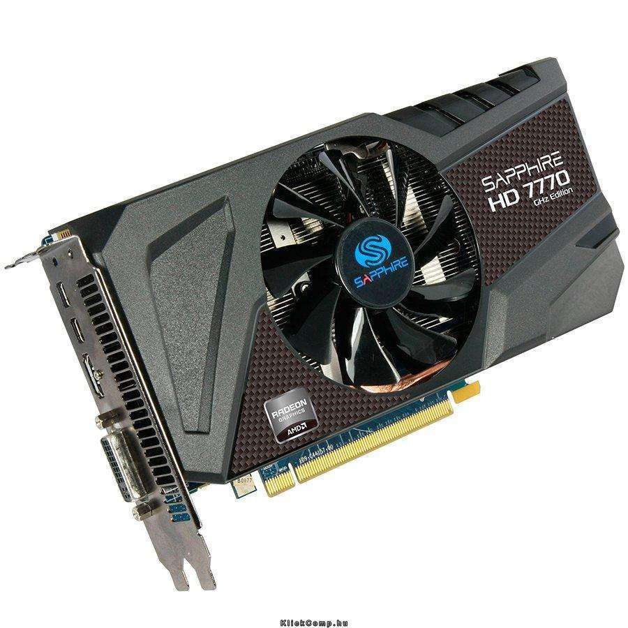 HD7770 GHZ EDITION OC 1G GDDR5 PCI-E HDMI / DVI-I / DP LITE AMD GDDR5 1G 128bit fotó, illusztráció : 11201-20-20G