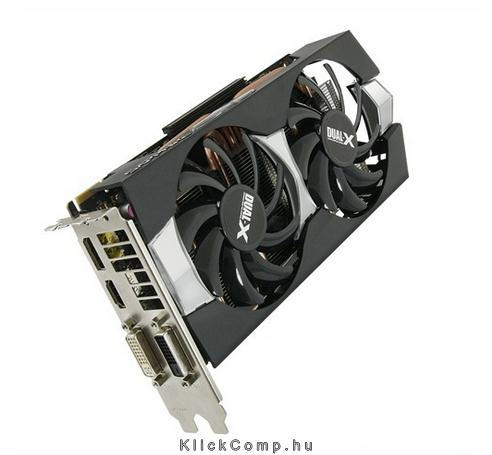 videokártya R9 270X/DVI-I/DVI-D/HDMI/DP/DUAL-X/WITH BOOST and OC LI/ AMD 2GB GD fotó, illusztráció : 11217-01-20G