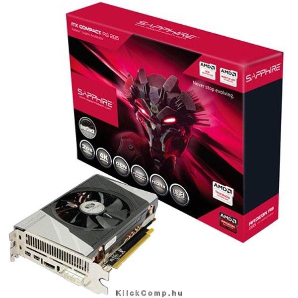 VC videokártya Radeon R9 285 2G GDDR5 PCI-E DL-DVI-I+DL-DVI-D / HDMI / DP DUAL- fotó, illusztráció : 11235-00-20G