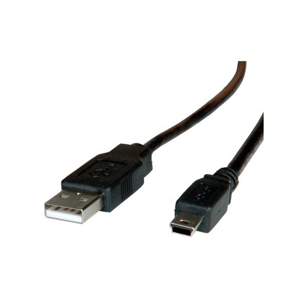 USB kábel USB A - mini B 5pin USB2.0  3m - Már nem forgalmazott termék fotó, illusztráció : 11.02.8730-10