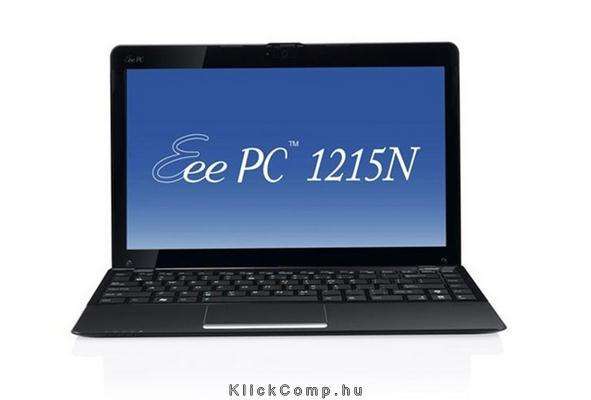 ASUS ASUS EEE-PC 1215N 12,1 /Intel Atom Dual-Core D525 1,8GHz/3GB/500GB/Win7/Fe fotó, illusztráció : 1215N-BLK217M