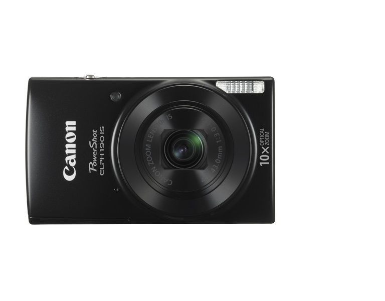 Canon IXUS 190 fekete digitális fényképezőgép fotó, illusztráció : 1794C001AA