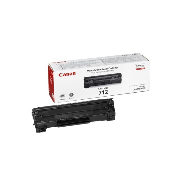 Toner Canon CRG-712 fekete fotó, illusztráció : 1870B002