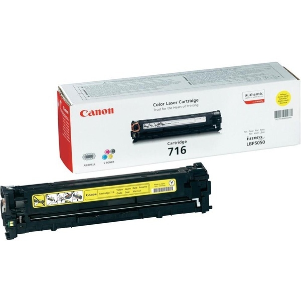 Toner Canon CRG-716Y sárga fotó, illusztráció : 1977B002