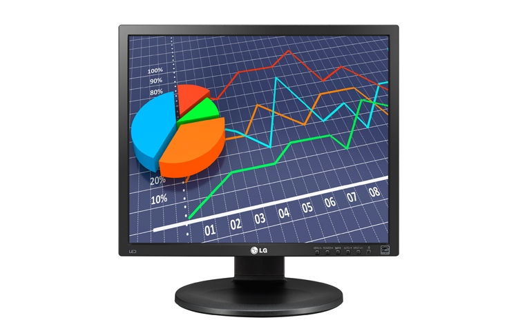 Monitor 19  IPS LED; 5:4; 1280x1024; 5ms; 5M:1; 250cd; Pivot; Mag. áll; Dönthet fotó, illusztráció : 19MB35P-B