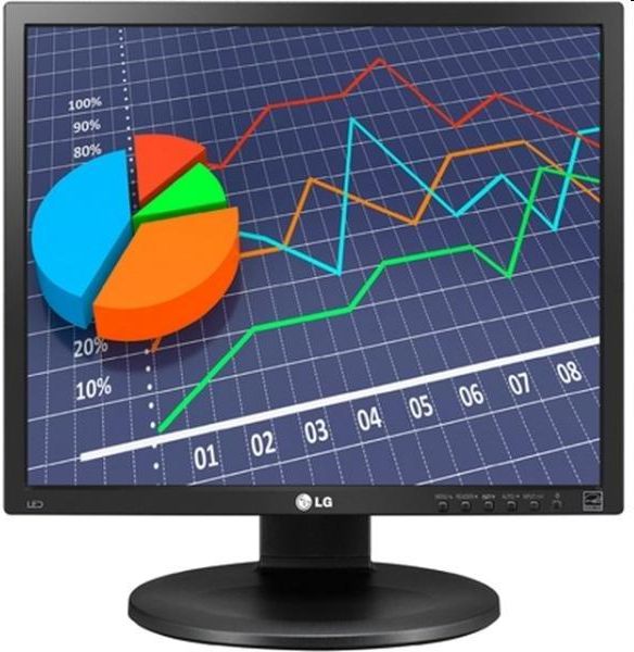 Monitor 19  IPS 1280x1024 5ms Dönthető Forgatható D-sub DVI LG fotó, illusztráció : 19MB35P-I