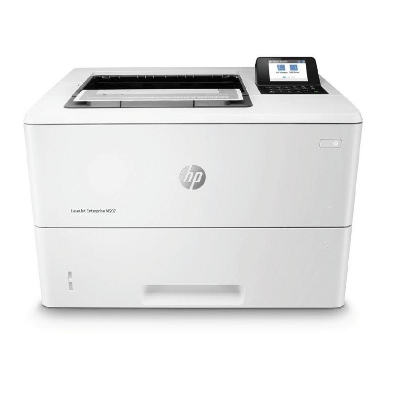 Lézernyomtató A4 mono HP LaserJet Enterprise M507dn duplex LAN fotó, illusztráció : 1PV87A