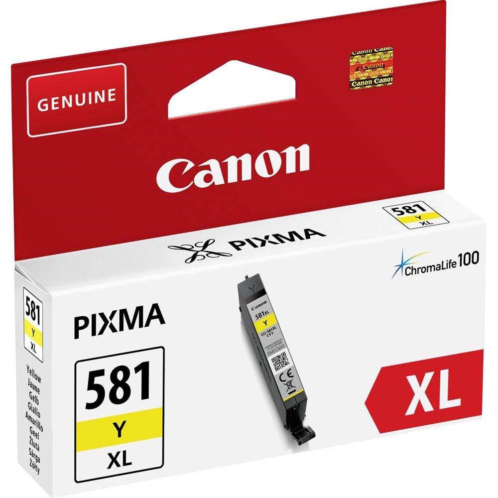 Canon CLI-581 sárga XL tintapatron fotó, illusztráció : 2051C001