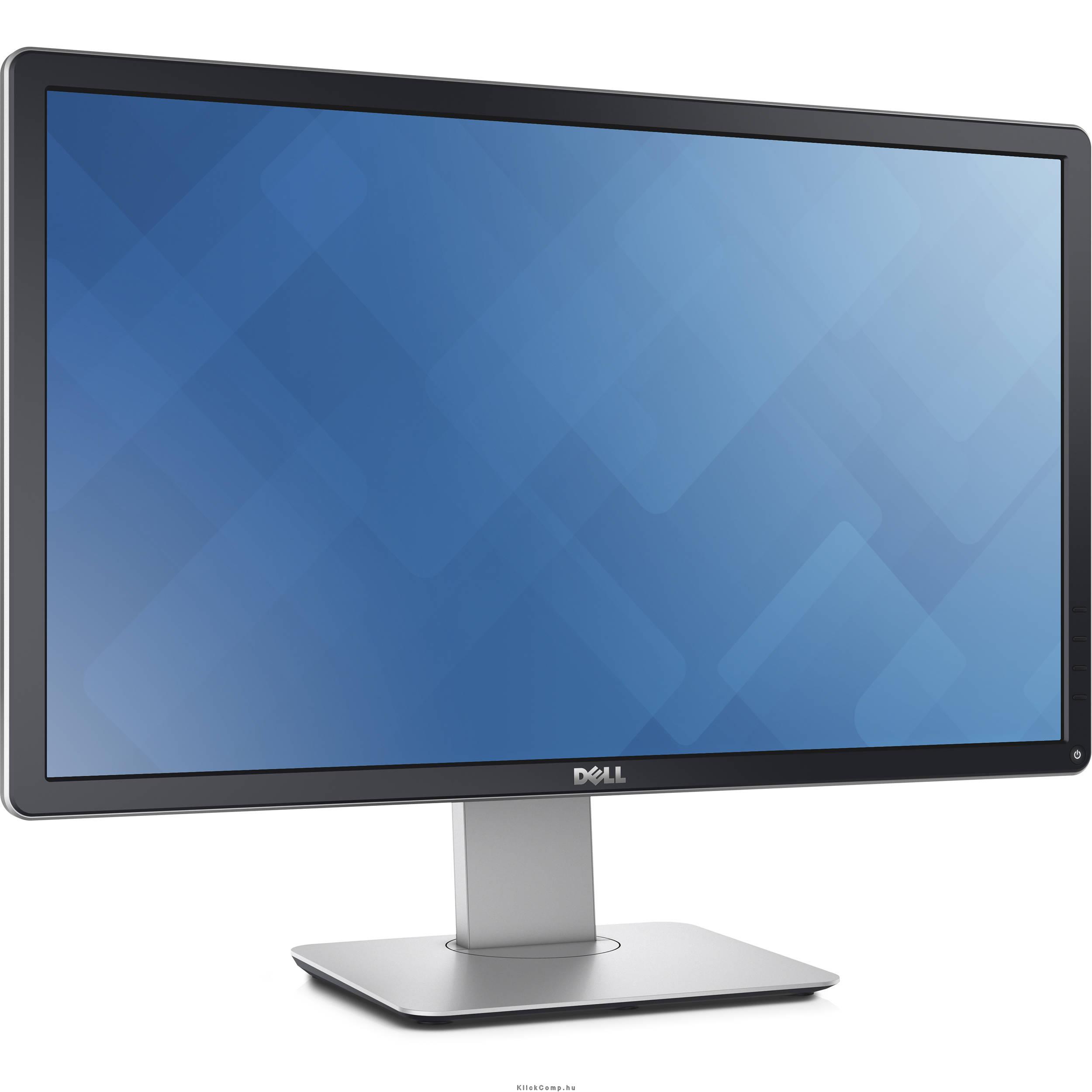 Monitor 24  2560x1440 Display Port VGA HDMI fekete DELL P2416D fotó, illusztráció : 210-AEOM