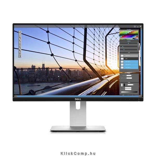Monitor 24  FHD 1920x1080 HDMI Wireless Connect DELL U2417HWi fotó, illusztráció : 210-AIHO