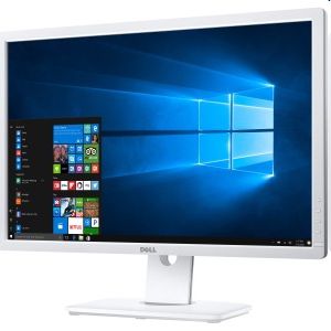 Monitor 24  FHD 1920x1200 DVI USB DP pivot fehér DELL U2412M fotó, illusztráció : 210-AJUX
