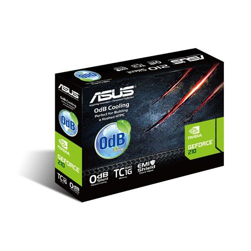 VGA ASUS nVidia 210 1GB DDR3 32bit PCIe videókártya - Már nem forgalmazott term fotó, illusztráció : 210-SL-TC1GD3L