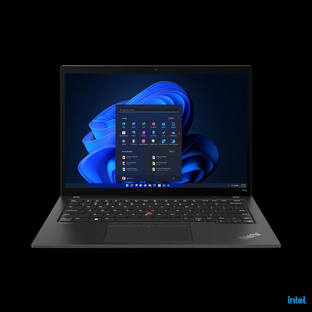 Lenovo ThinkPad laptop 14  WUXGA i5-1235U 16GB 512GB IrisXe W11 fekete Lenovo T fotó, illusztráció : 21BR00AQHV