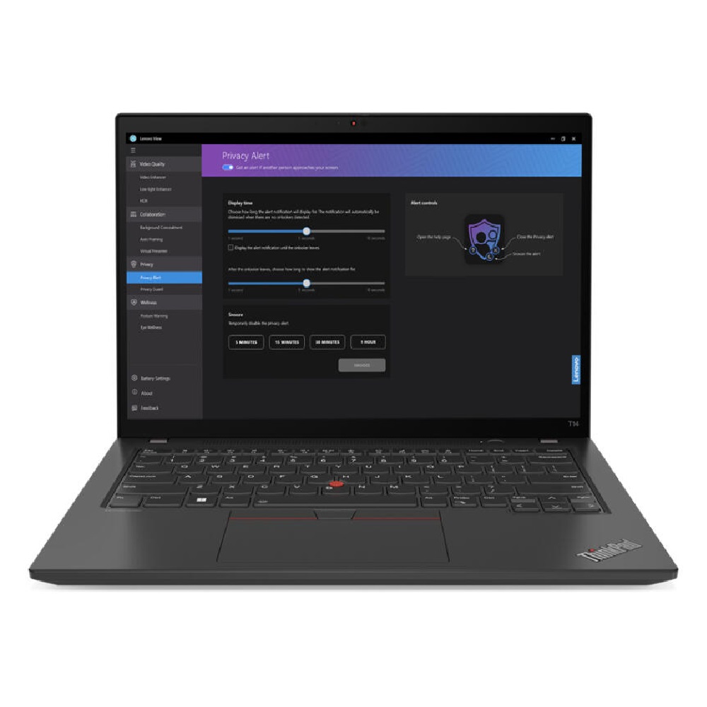 Lenovo ThinkPad laptop 14  FHD i7-1355U 16GB 512GB IrisXe W11Pro fekete Lenovo fotó, illusztráció : 21F60046HV