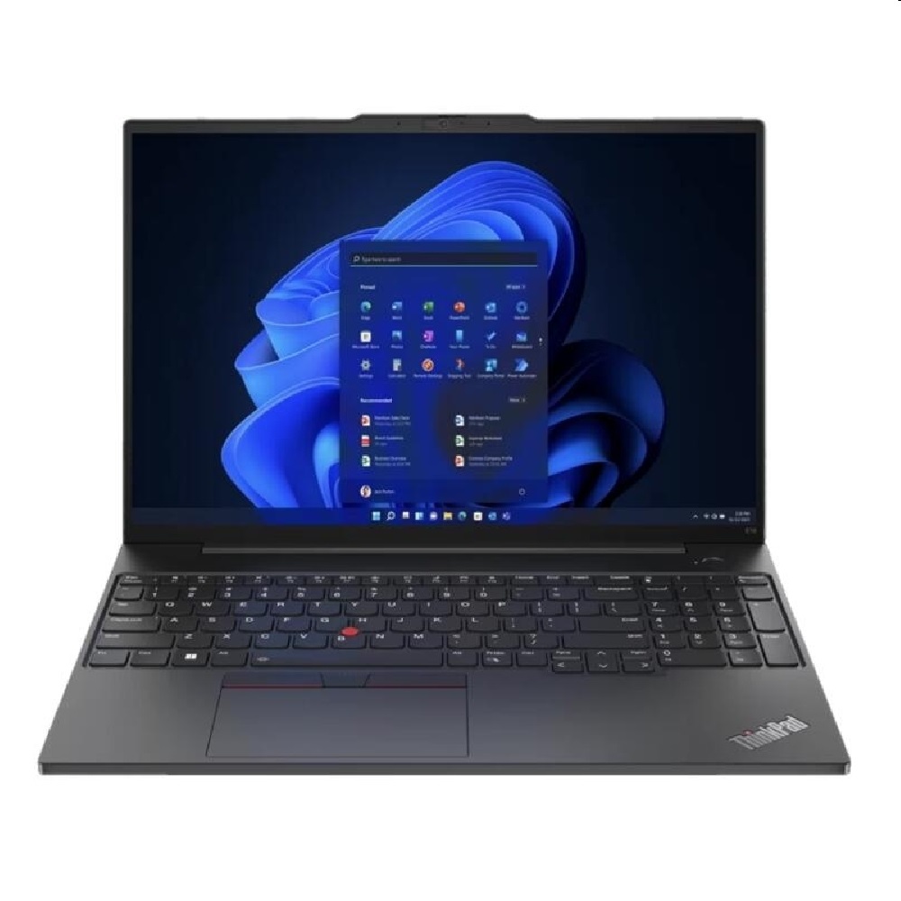 Lenovo ThinkPad laptop 16  WUXGA i5-1335U 16GB 512GB IrisXe W11Pro fekete Lenov fotó, illusztráció : 21JN004UHV