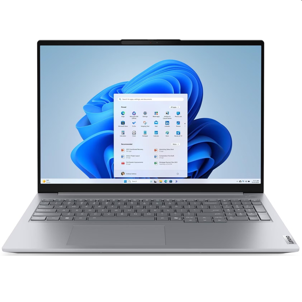Lenovo ThinkBook laptop 16  1920x1200 Core 5-210H 16GB 512GB Win11 fotó, illusztráció : 21US005E00