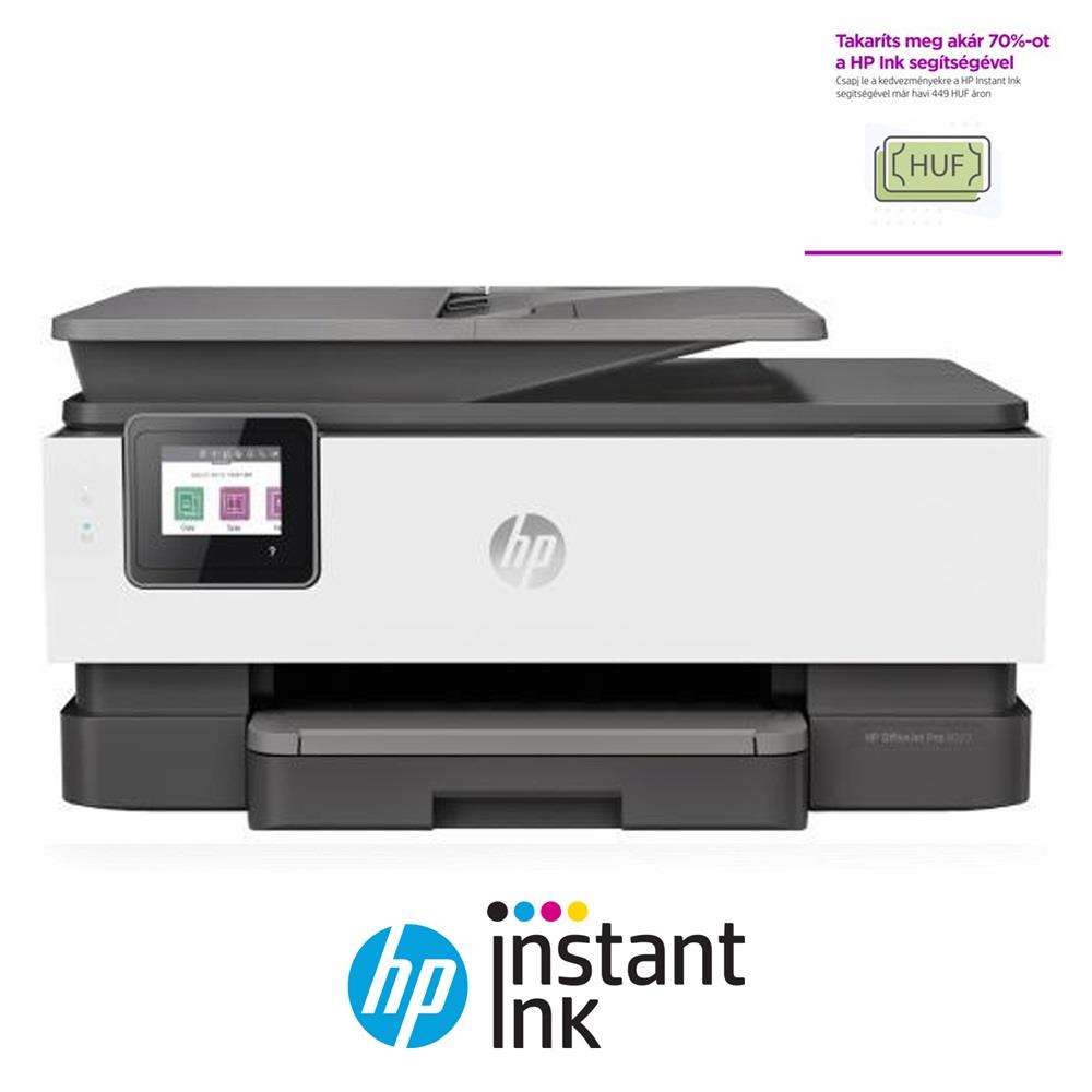 MFP tintasugaras A4 színes HP OfficeJet Pro 8022E All-in-One multifunkciós Inst fotó, illusztráció : 229W7B