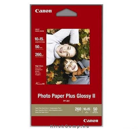 Canon PP201S fényes 10x15 50 lap 275g fotópapír fotó, illusztráció : 2311B003AA