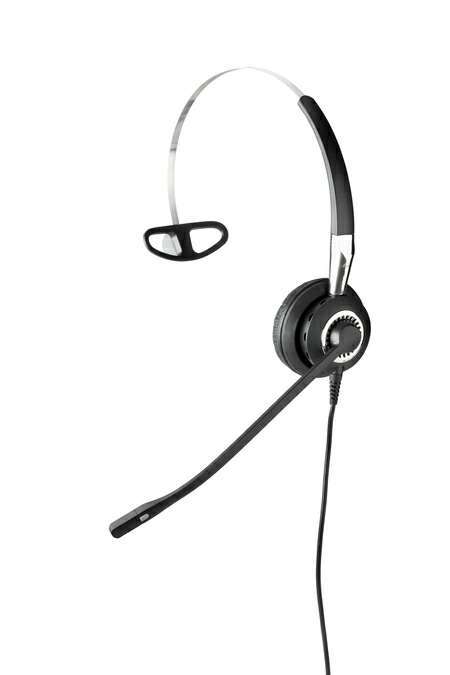 BIZ 2400 mono USB MS, HiFi-Stereo Headset, flexibilis zajkiolású mikrofon, fotó, illusztráció : 2496-823-104