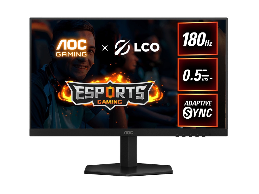 Monitor 24  AOC 24G42E Gaming 180Hz IPS HDMI/DisplayPort fotó, illusztráció : 24G42E-AOC