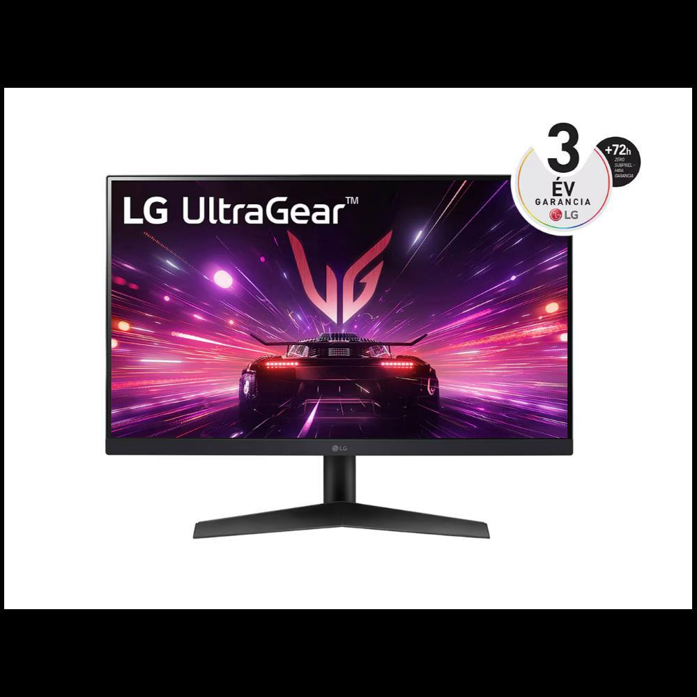 LG Gaming monitor 23,8  1920x1080, 16:9, 300cd/m2 1ms HDMI DisplayPort fotó, illusztráció : 24GS60F-B.AEU