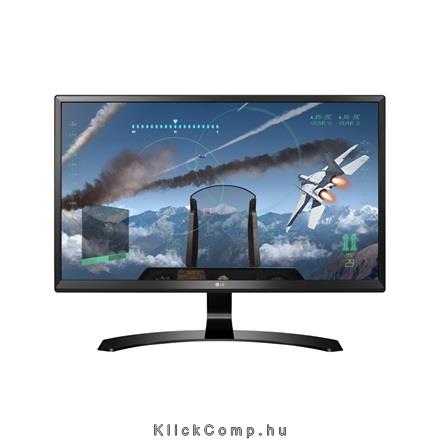 Monitor 24  IPS 4K 3840x2160 5ms 2xHDMI DP LG 24UD58-B fotó, illusztráció : 24UD58-B