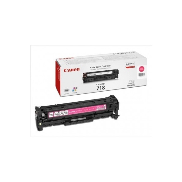 Toner Canon CRG-718M magenta fotó, illusztráció : 2660B002