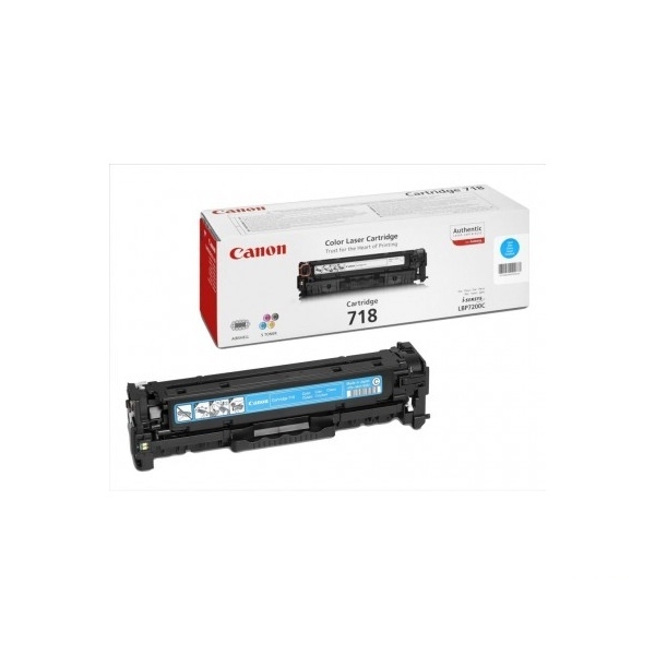 Toner Canon CRG-718C cián fotó, illusztráció : 2661B002