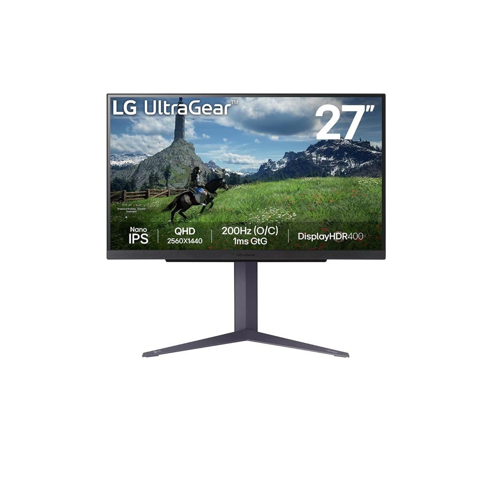 Monitor 27  2560x1440 Nano IPS 1ms 2xHDMI DisplayPort 3xUSB fotó, illusztráció : 27GS85Q-B.AEU